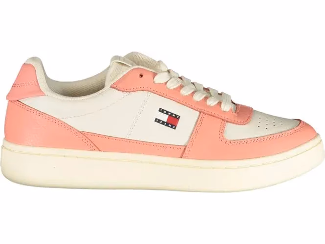 Tommy Hilfiger White Polyurethane Women's Sneaker