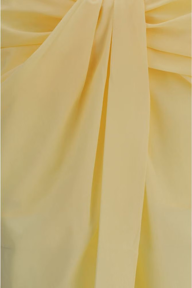 Jacquemus Bicolor Polyester Midi Skirt