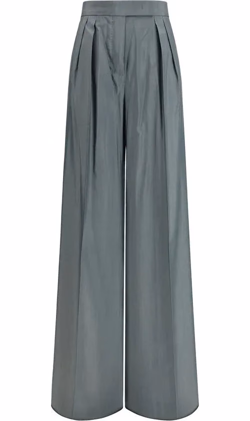 Max Mara Bicolor Wool Oves Aries Casual Pants