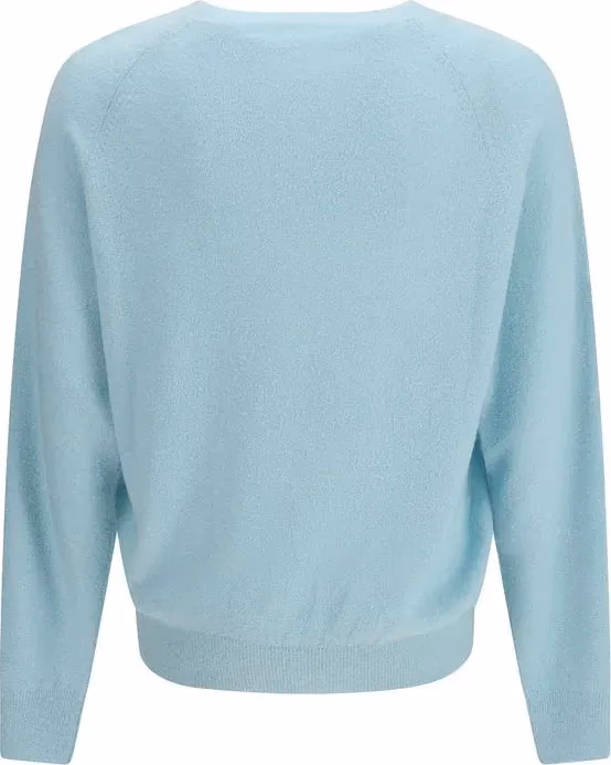 Umit Benan Blue Silk Sweatshirt
