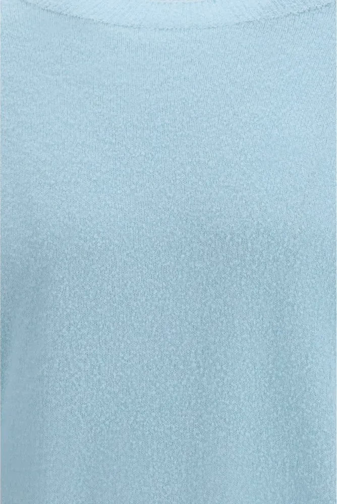 Umit Benan Blue Silk Sweatshirt