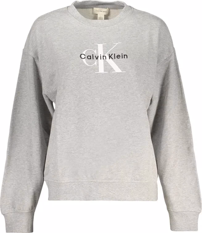 Calvin Klein Gray Cotton Women's Sweatshirt