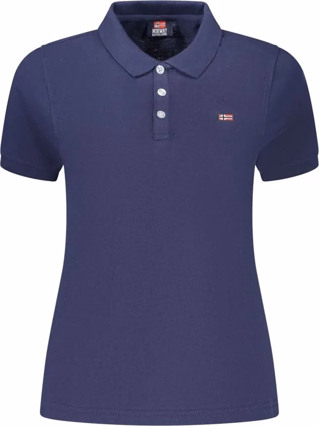 Norway 1963 Blue Cotton Women's Polo Shirt