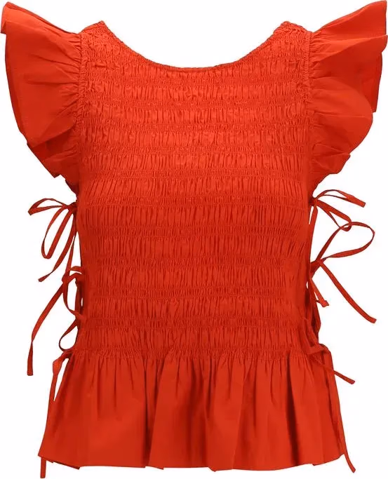 Ganni Multicolor Cotton Blouse
