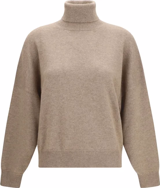 Brunello Cucinelli Brown Cashmere Turtleneck