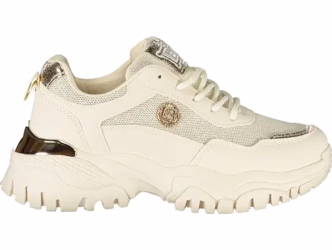 Laura Biagiotti Beige Polyester Women Sneaker