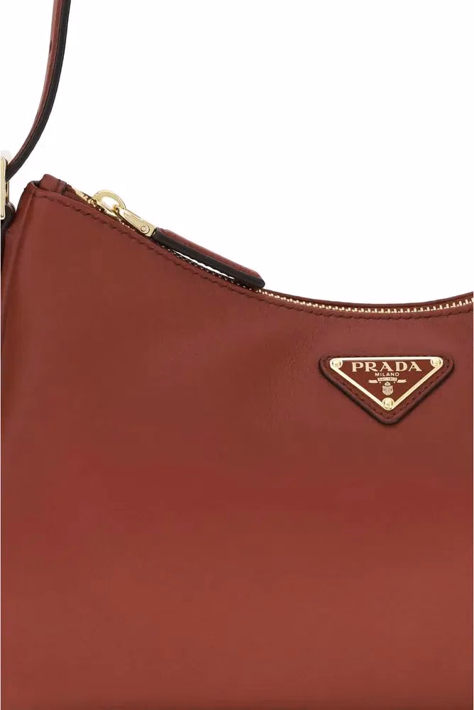 Prada Multicolor Calf Leather Bos Taurus Shoulder Bag