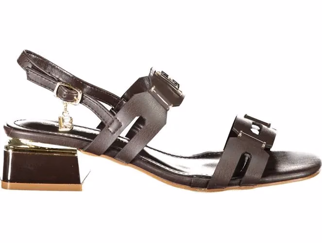 Laura Biagiotti Brown Polyurethane Women's Sandal