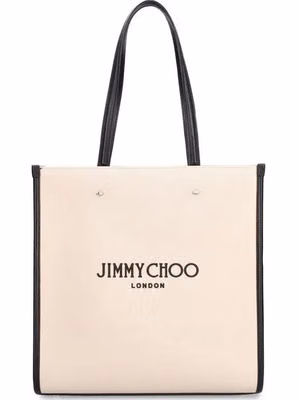Beige Canvas Tote Bag