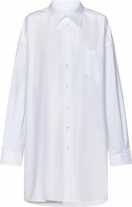 Maison Margiela White Cotton Dress Shirt