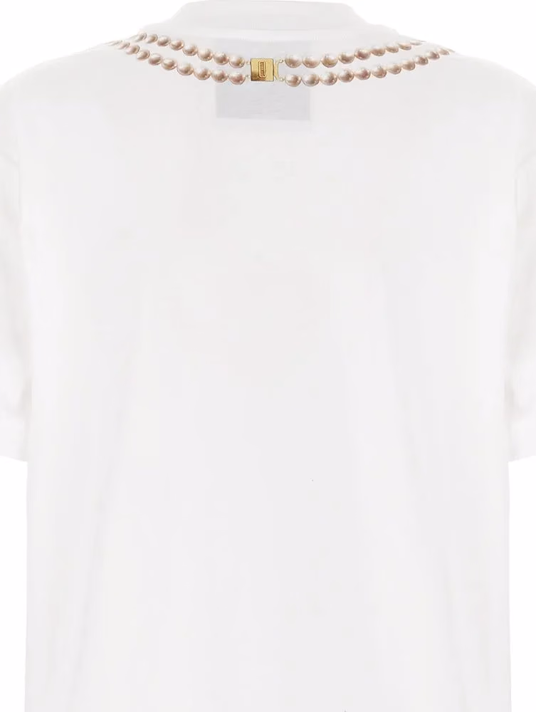 Moschino White Cotton T-Shirt