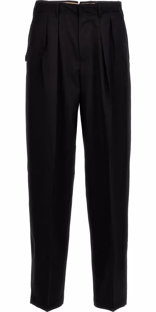 PT Torino Black Virgin Wool Dress Pants