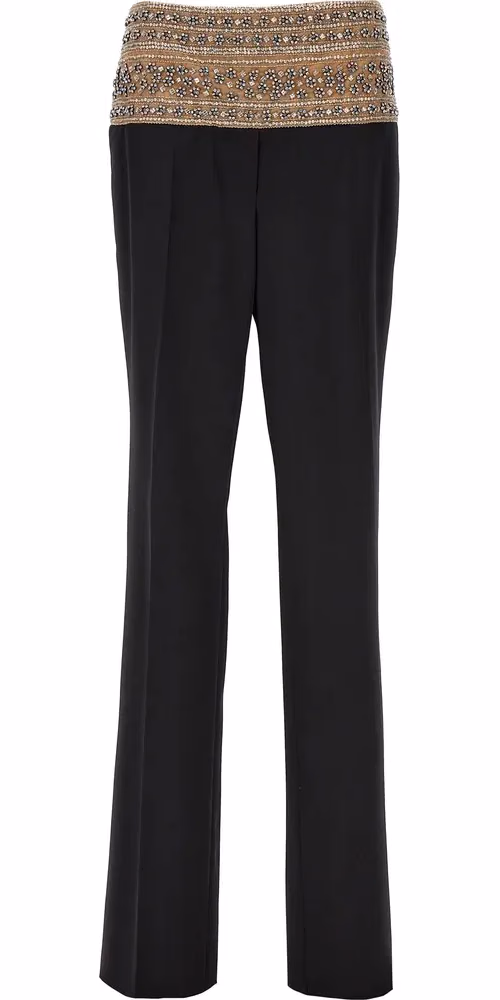 Stella McCartney Black Wool Dress Pants