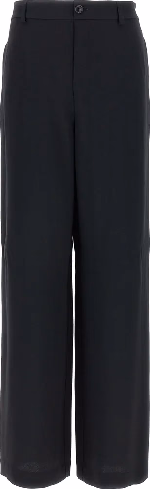 Moschino Black Acetate Casual Pants