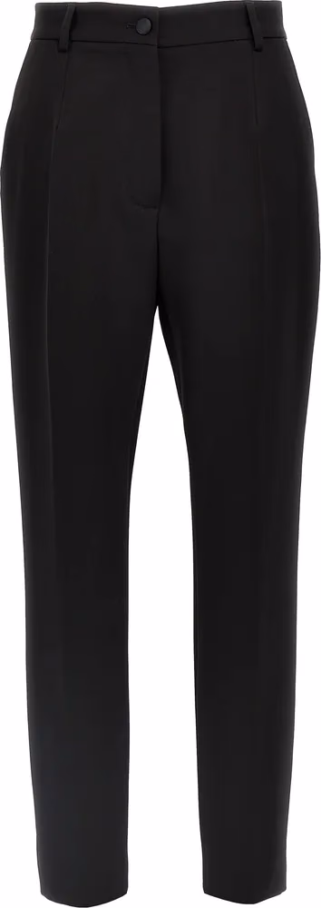 Dolce & Gabbana Black Virgin Wool Tuxedo