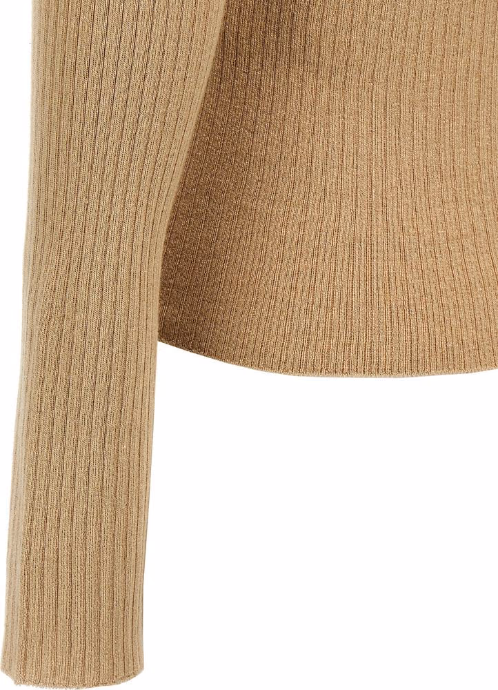 Max Mara Beige Silk Cardigan