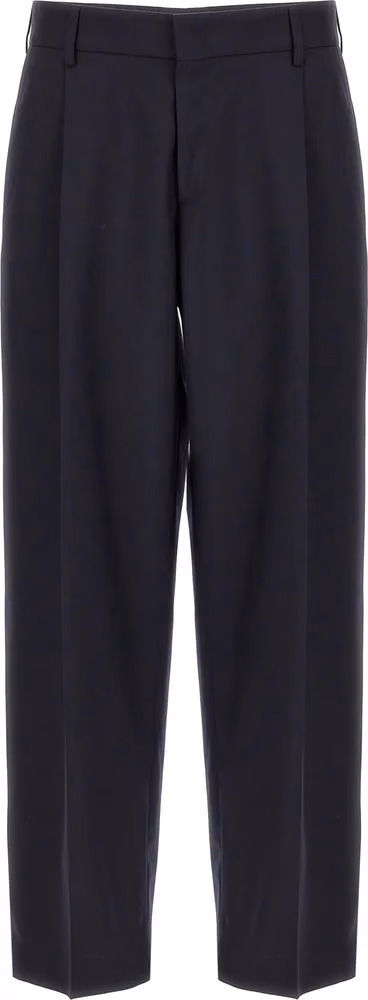 CELLAR DOOR Blue Polyester Dress Pants