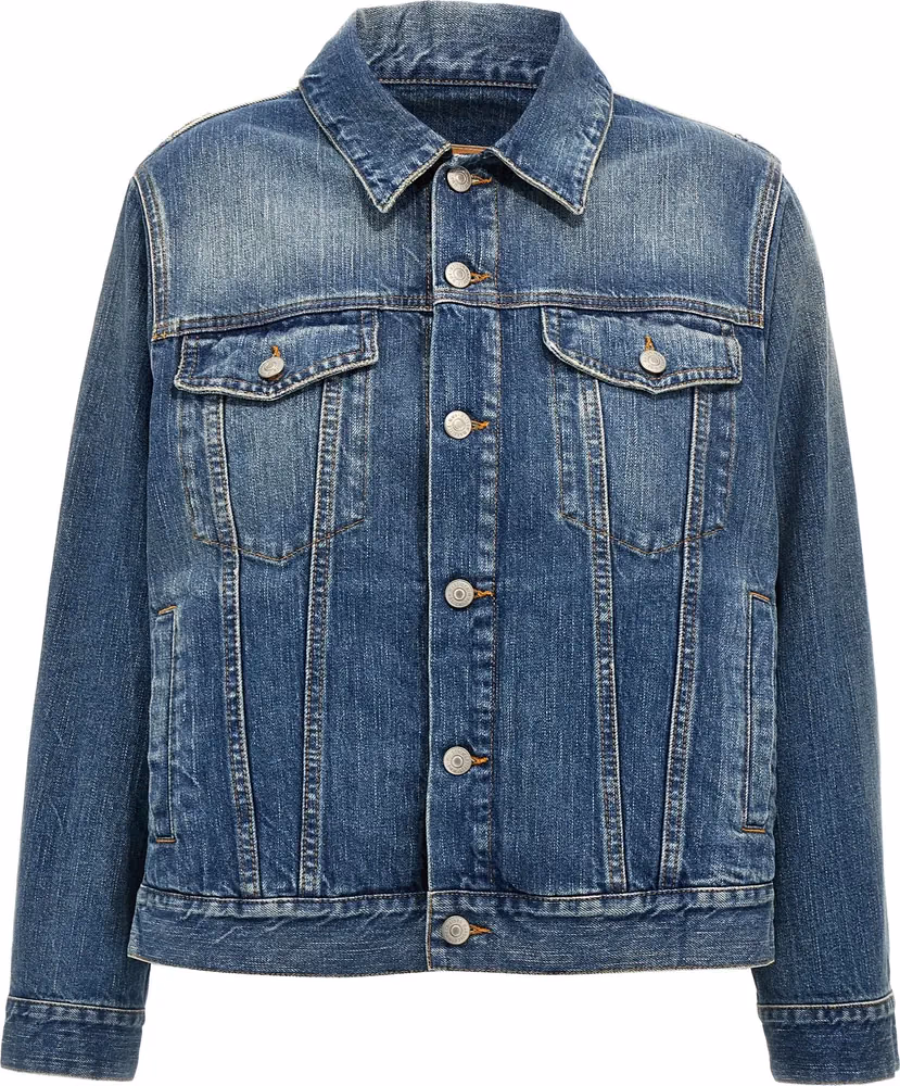 MM6 Maison Margiela Blue Cotton Denim Jacket