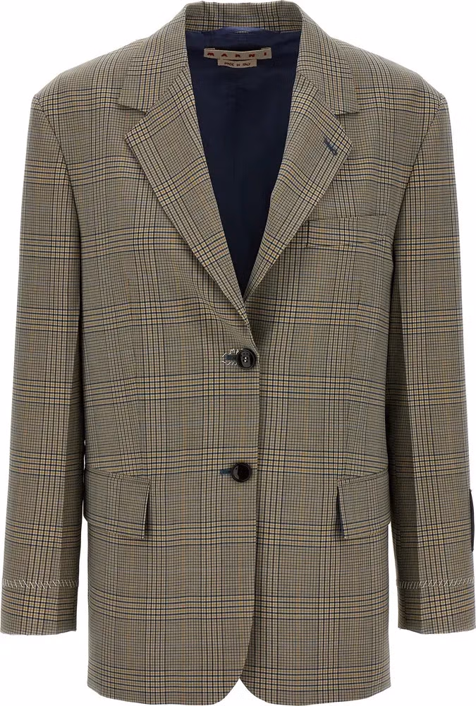 Marni Multicolor Polyester Blazer