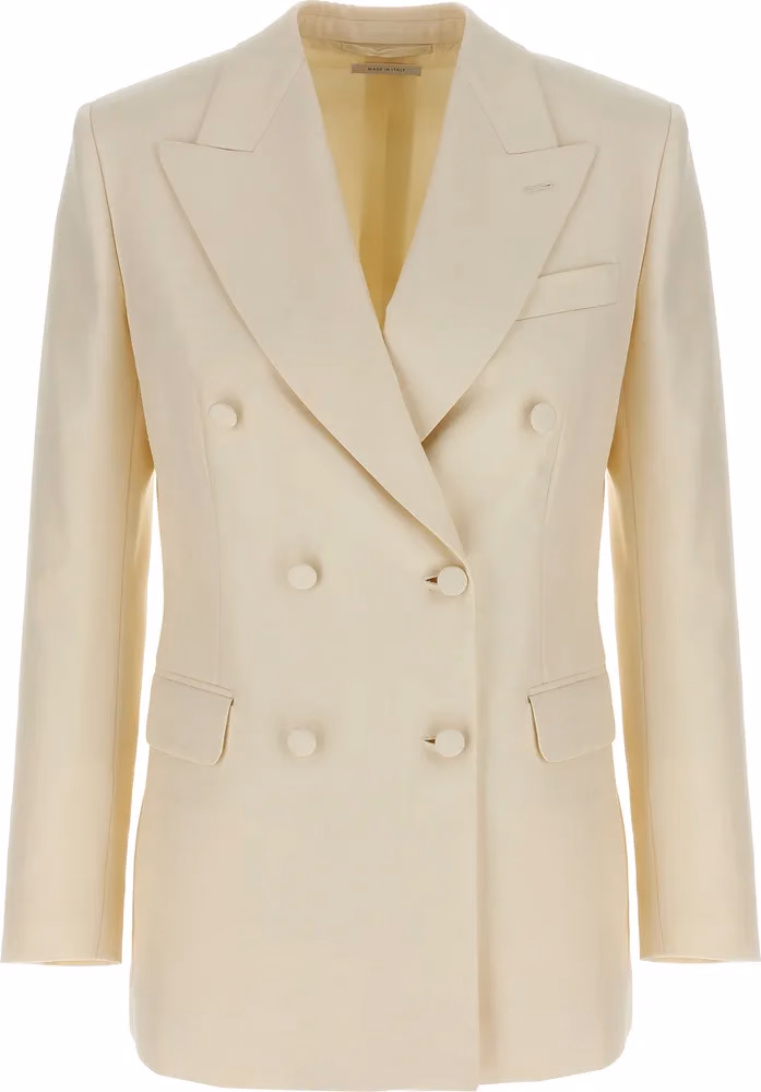 Brioni White Wool Blazer