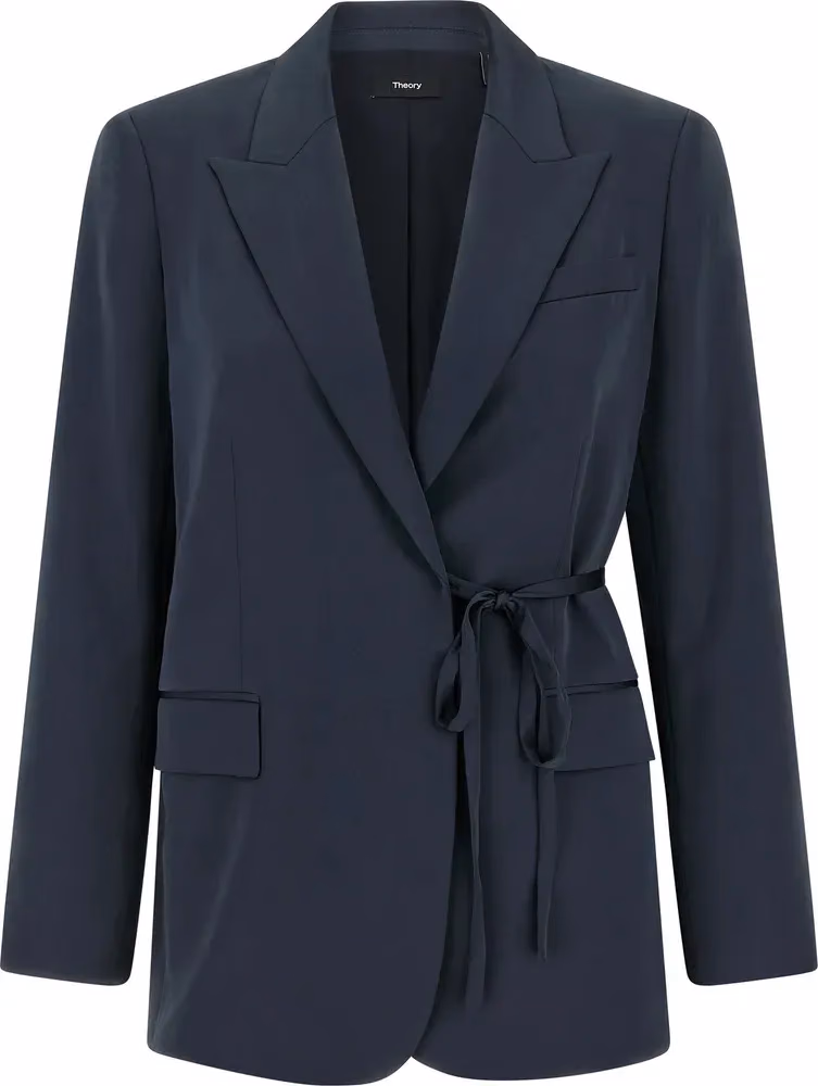Theory Blue Polyester Blazer