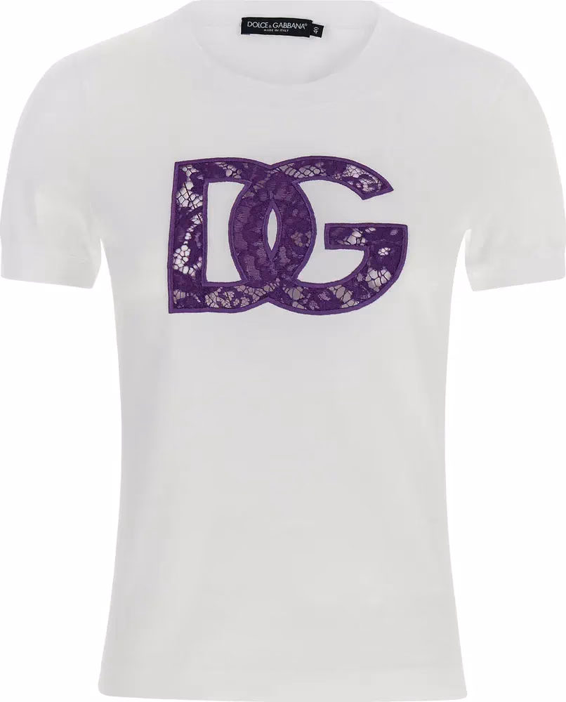 Dolce & Gabbana White Cotton T-Shirt