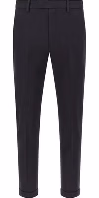 Blue Cotton Chino Pants