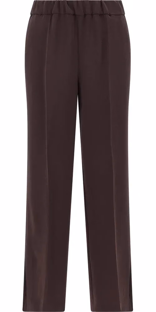 Alberto Biani Brown Triacetate Casual Pants
