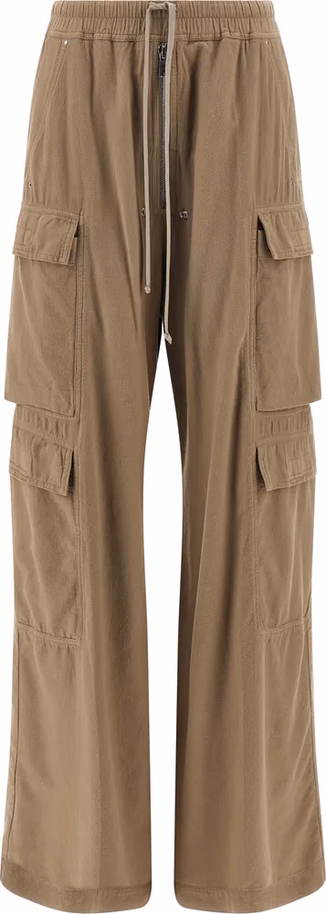 DRKSHDW Beige Cotton Cargo Pants