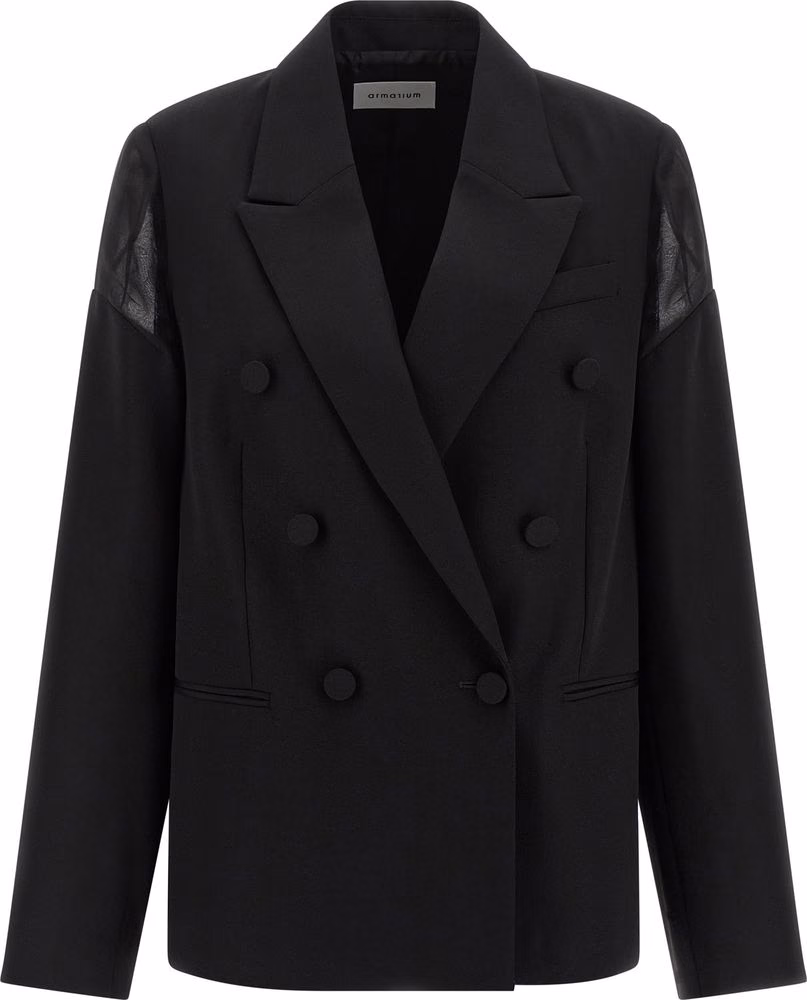 Armarium Black Virgin Wool Blazer