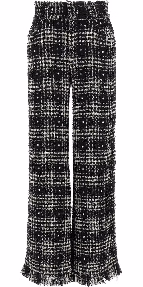 Giuseppe Di Morabito Bicolor Cotton Casual Pants
