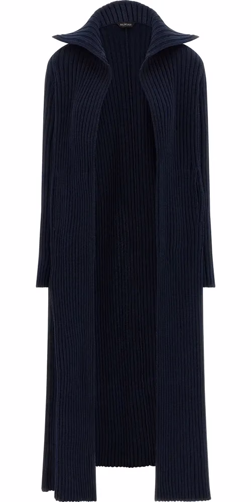 Balenciaga Blue Polyester Cardigan