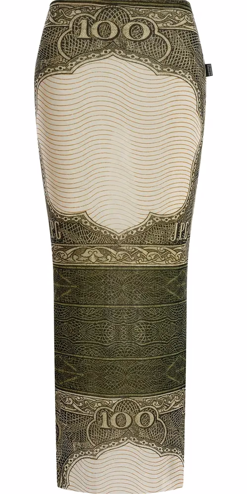 Jean Paul Gaultier Multicolor Polyamide Mini Skirt
