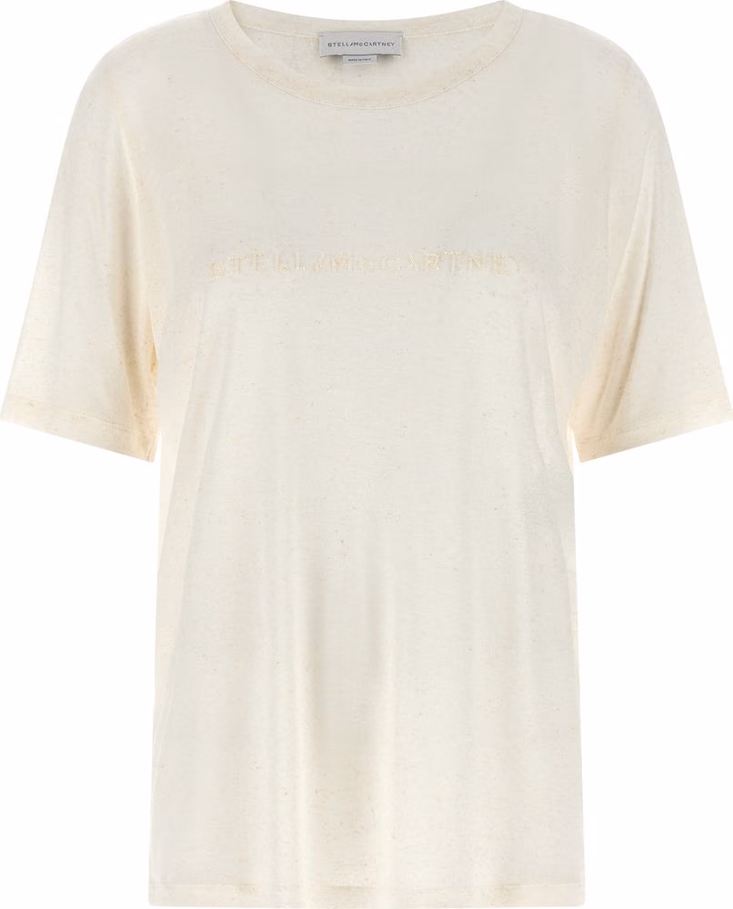 Stella McCartney White Viscose T-Shirt