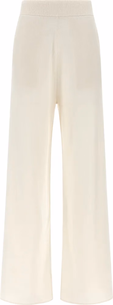Max Mara White Cashmere Casual Pants