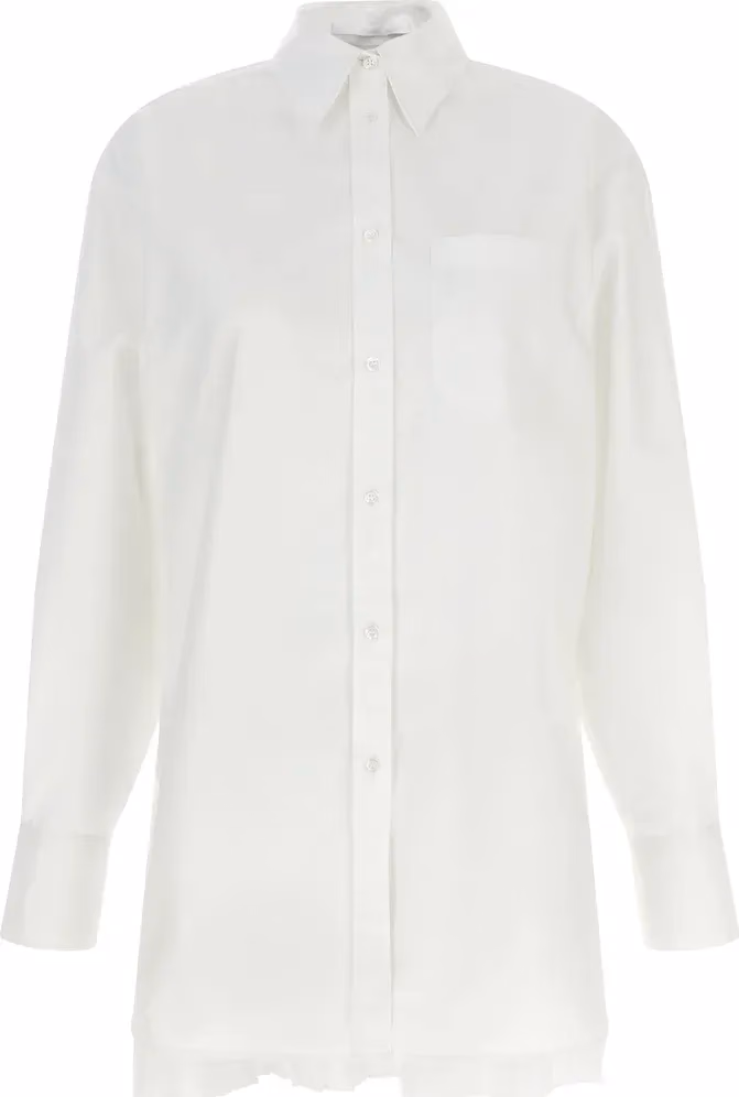 Sportmax White Cotton Blouse