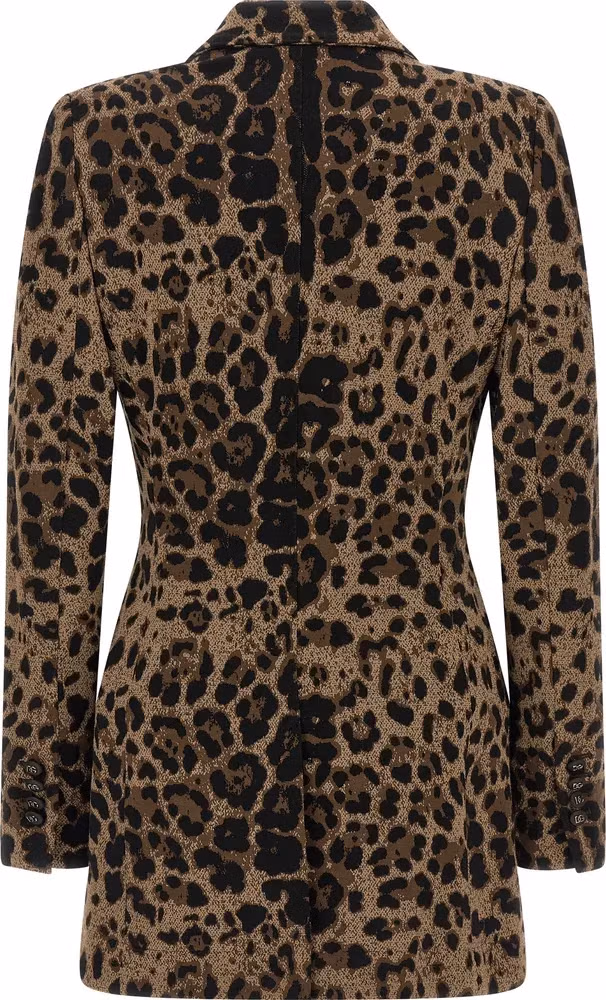 Dolce & Gabbana Brown Viscose Blazer
