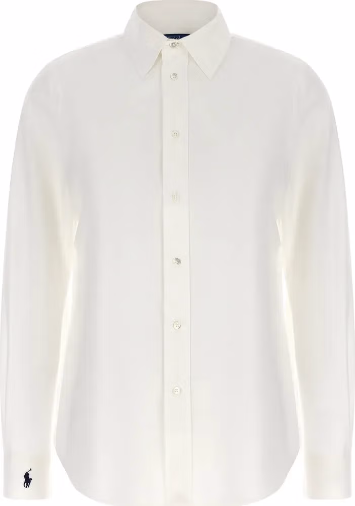 Polo Ralph Lauren White Cotton Blouse