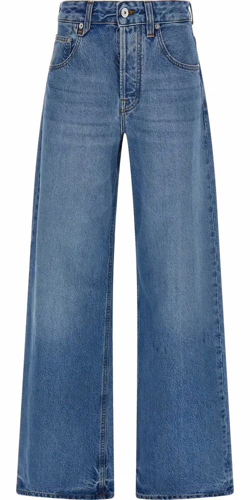 Jacquemus Blue Cotton Jeans Denim