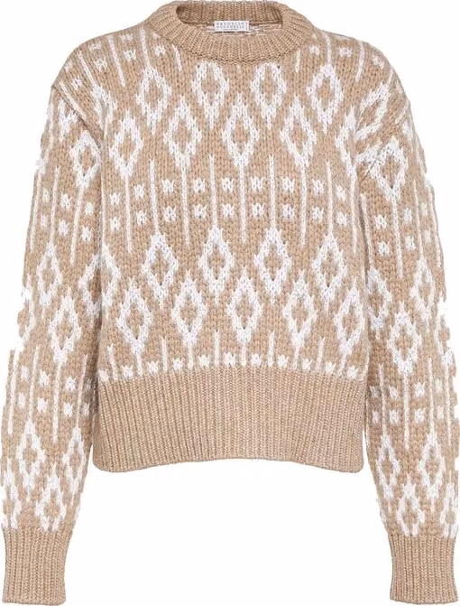 Brunello Cucinelli Brown Cashmere Sweater