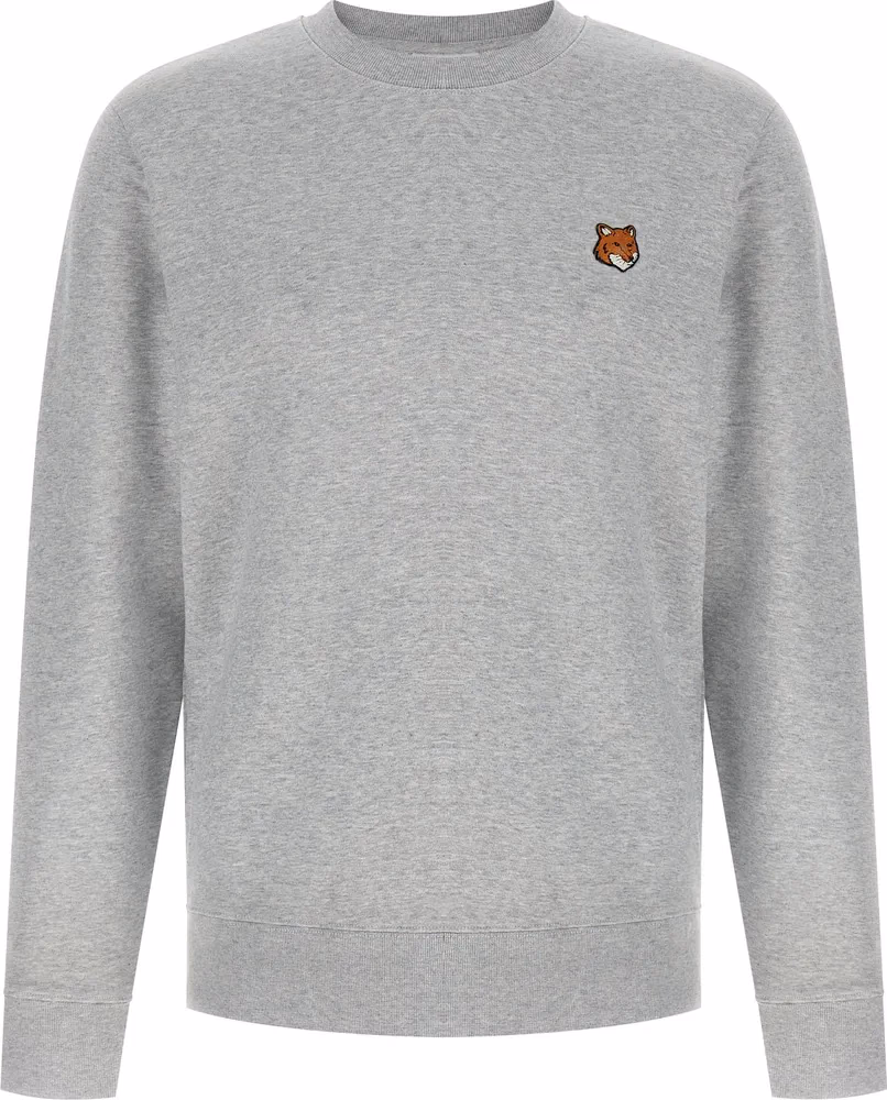 Maison Kitsuné Gray Cotton Sweatshirt