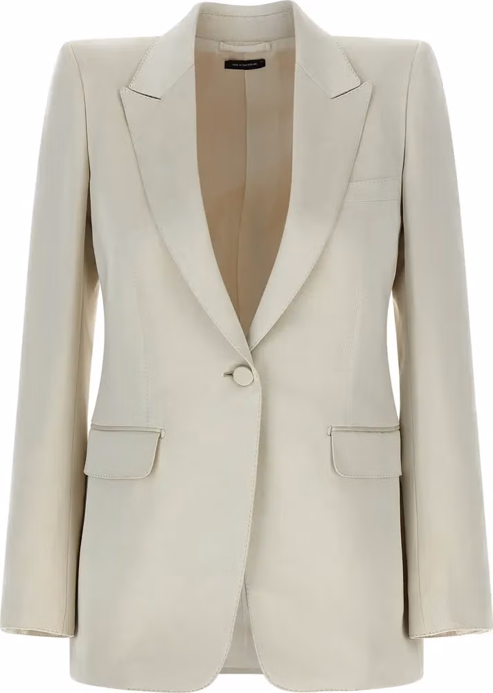 Tom Ford Beige Cotton Blazer