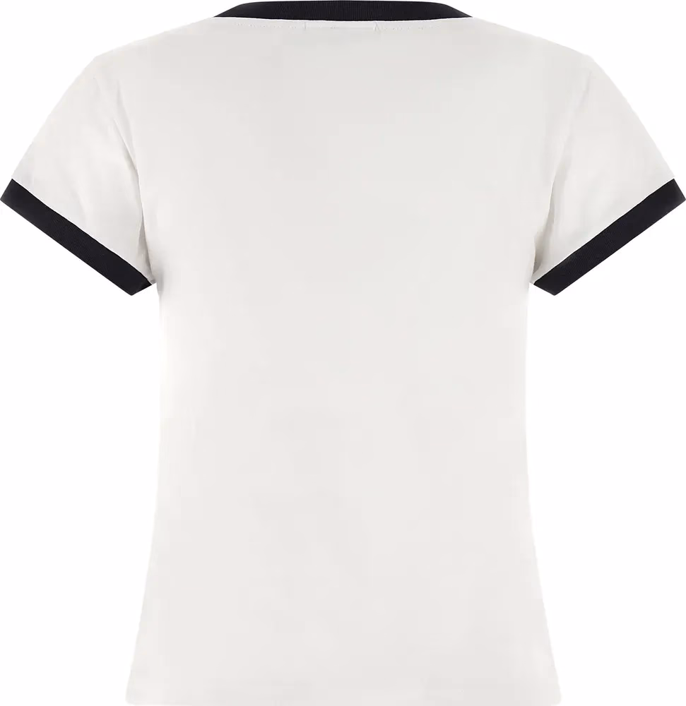 Ganni White Organic Cotton T-Shirt