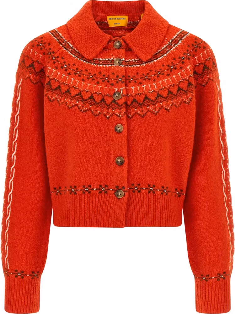 Guest in Residence Multicolor Wool Cardigan