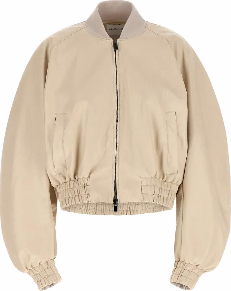 The Andamane Beige Polyethylene Bomber