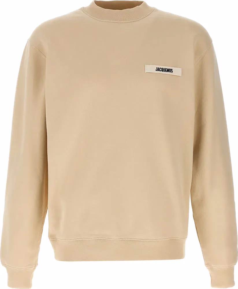 Jacquemus Beige Cotton Sweatshirt