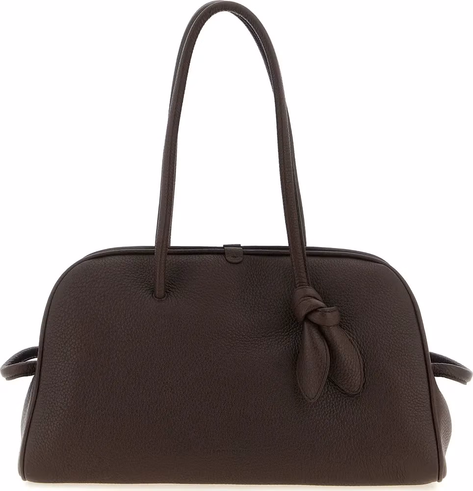 Jacquemus Brown Calfskin Shoulder Bag