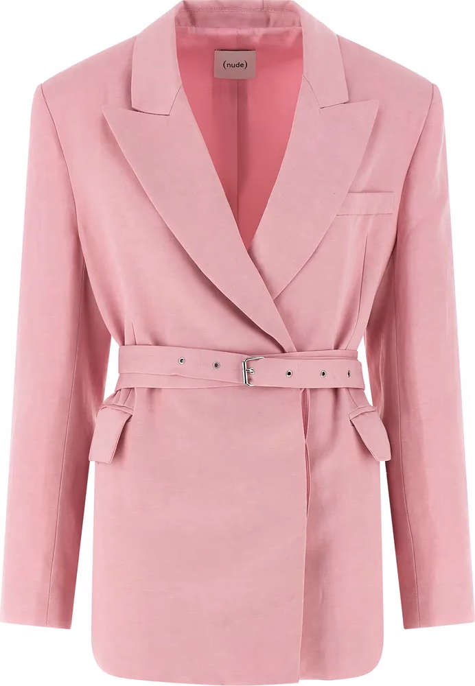 NUDE Multicolor Linen Blazer