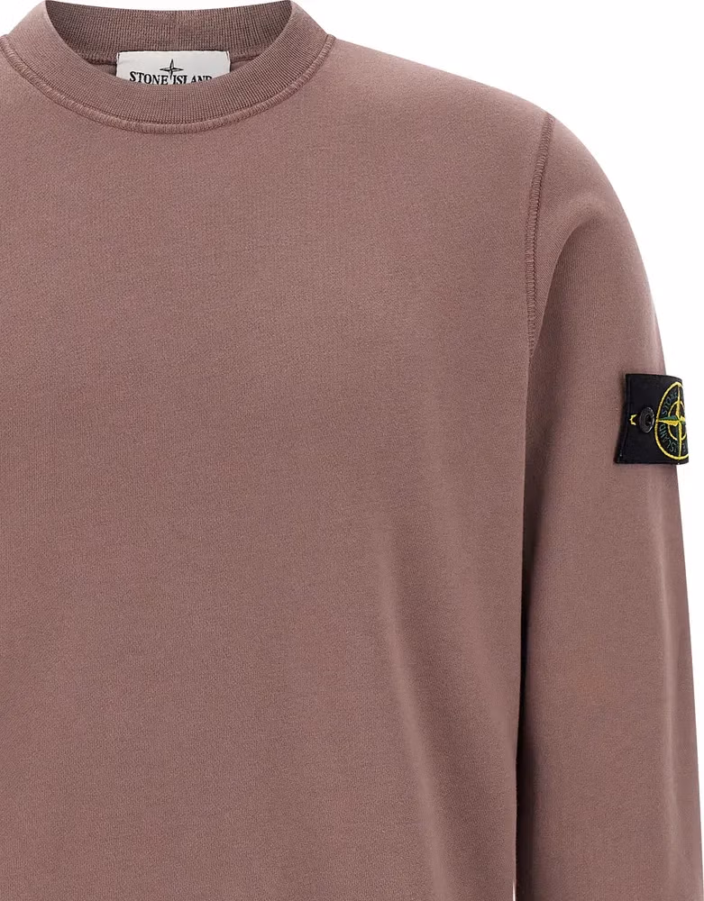 Stone Island Purple Cotton Sweatshirt