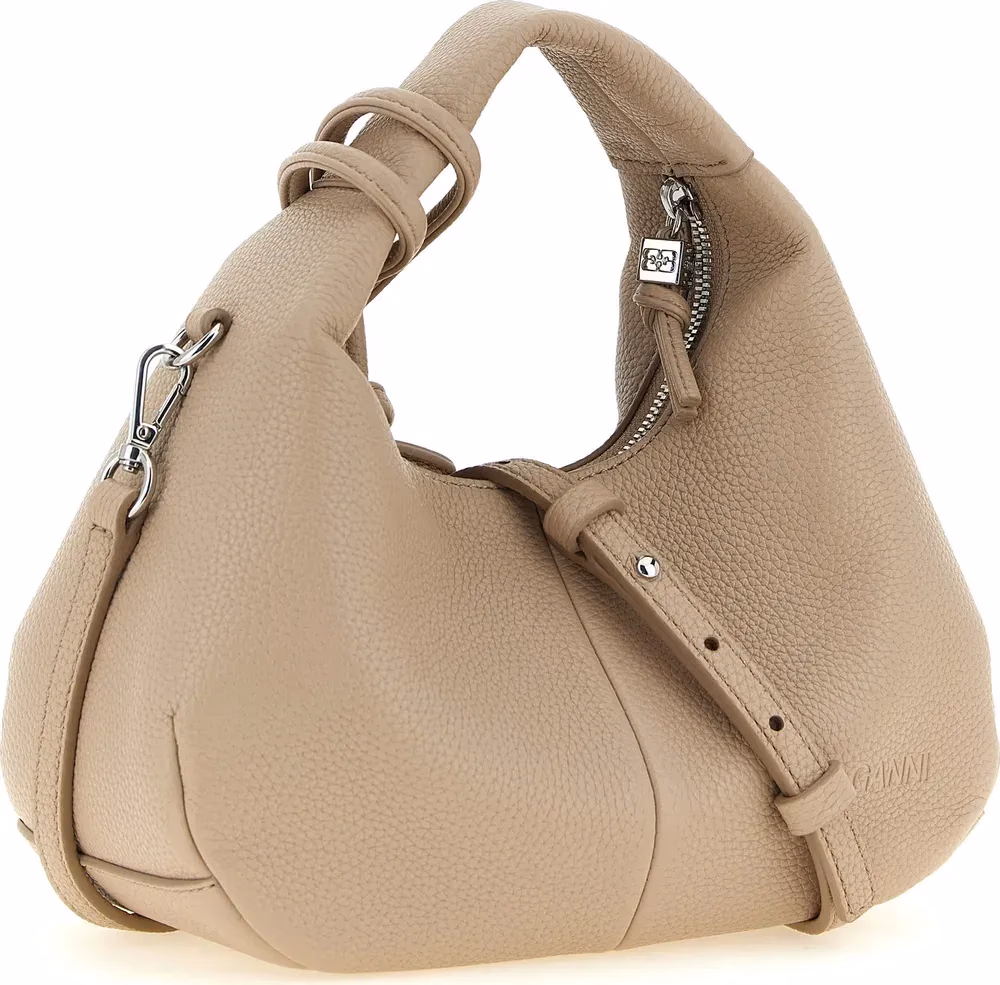 Ganni Beige Polyester Handbag